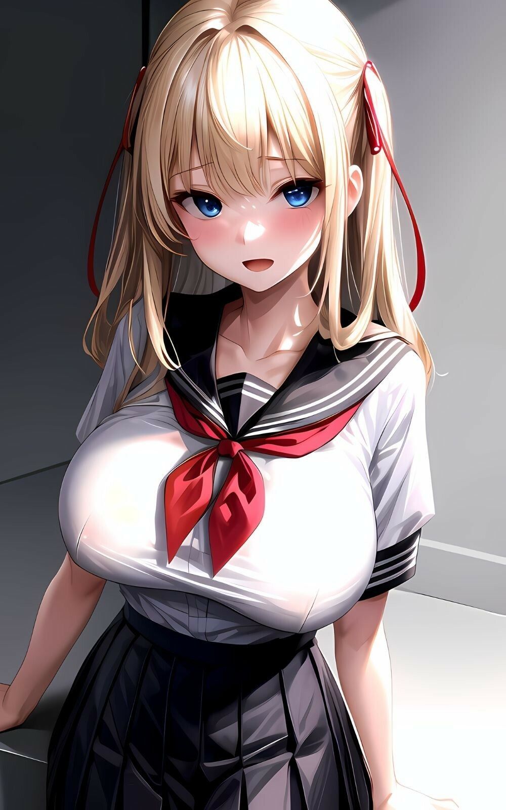 サンプル画像1:金髪の爆乳外国人女子校生とやりまくり(Aidoll) [d_394071]