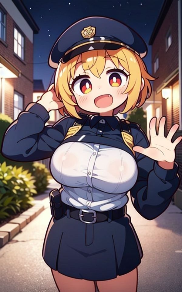 サンプル画像1:「巨乳婦警を調教しちゃえ！〜爆乳いじってエッチな取調べ〜」(発射2秒前) [d_394083]