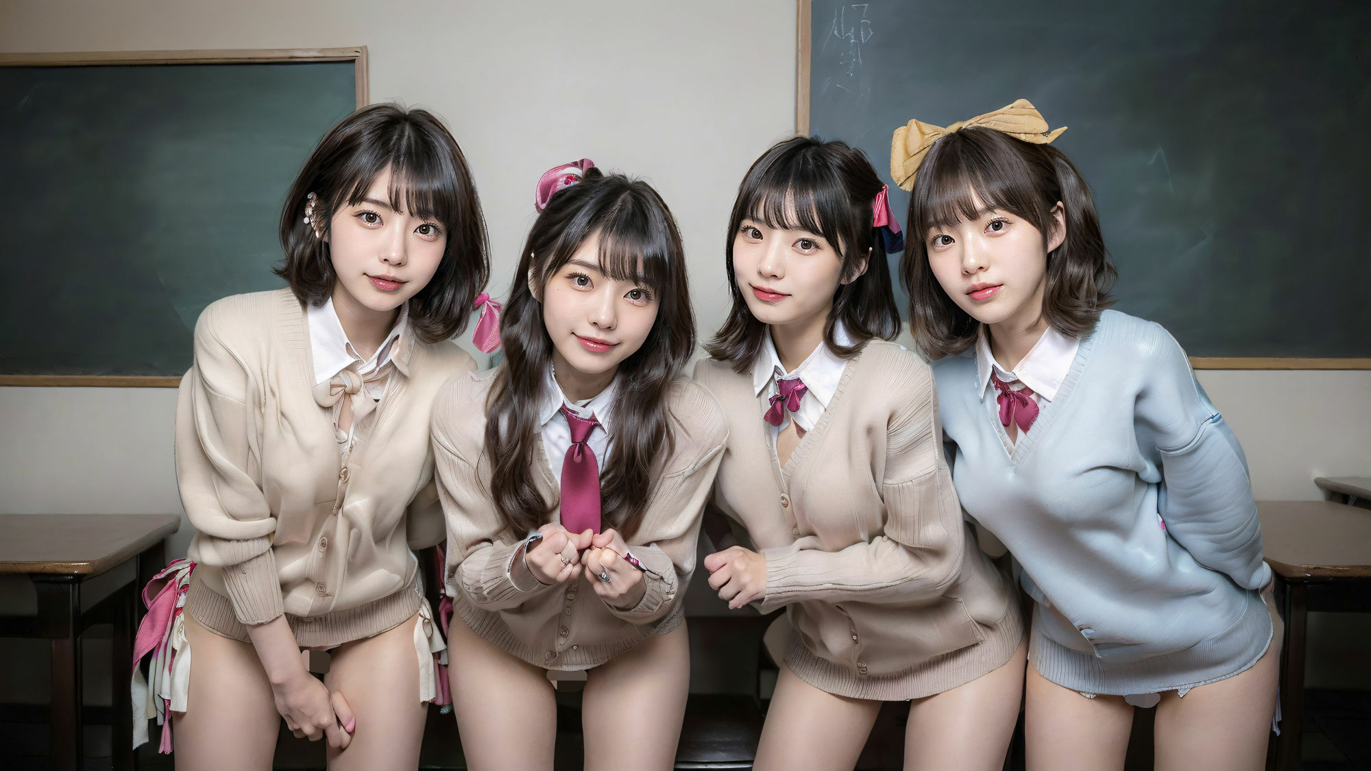 サンプル画像3:厳選美少女ノーパン鑑賞会！ Part6(制服美女ん) [d_394110]