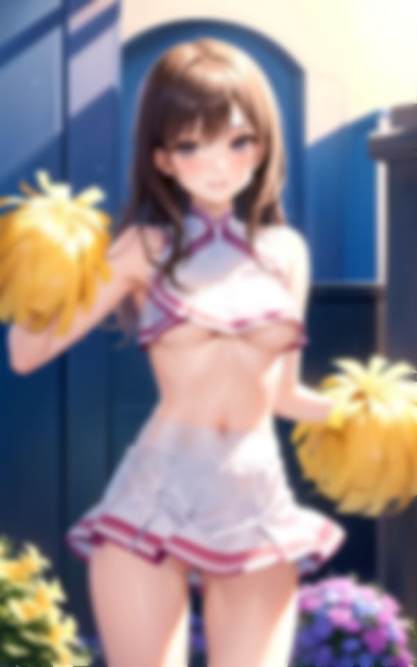 サンプル画像2:淫らな制服で踊る淫乱美女チアガール裏盗撮写真集(妄想LOVEGIRL) [d_394173]