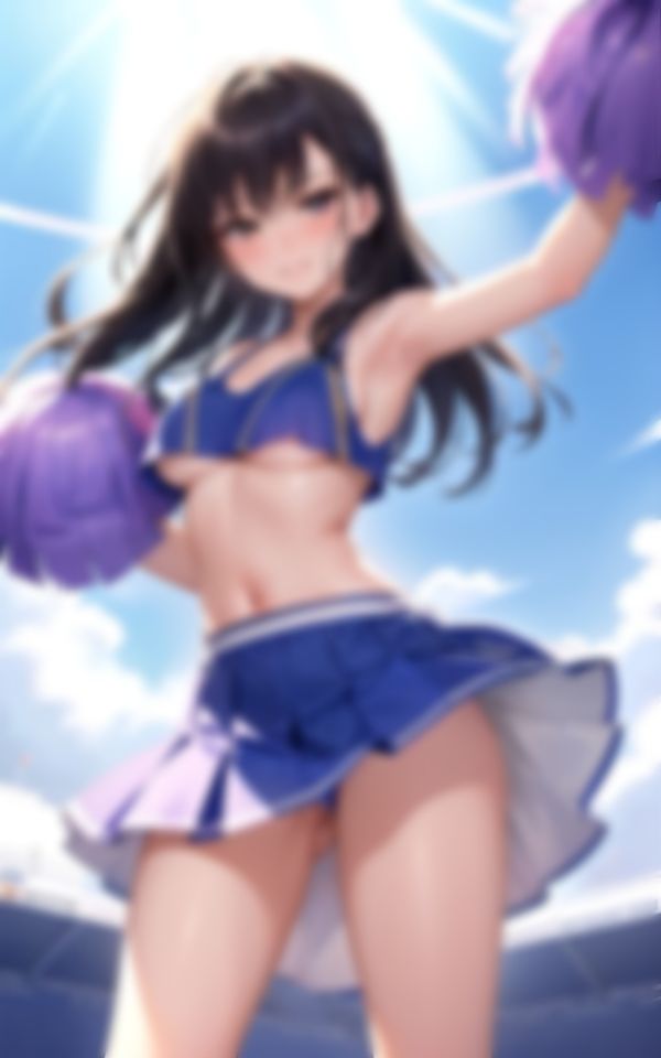 サンプル画像4:淫らな制服で踊る淫乱美女チアガール裏盗撮写真集(妄想LOVEGIRL) [d_394173]