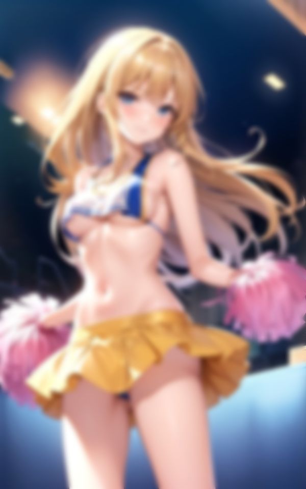 サンプル画像5:淫らな制服で踊る淫乱美女チアガール裏盗撮写真集(妄想LOVEGIRL) [d_394173]