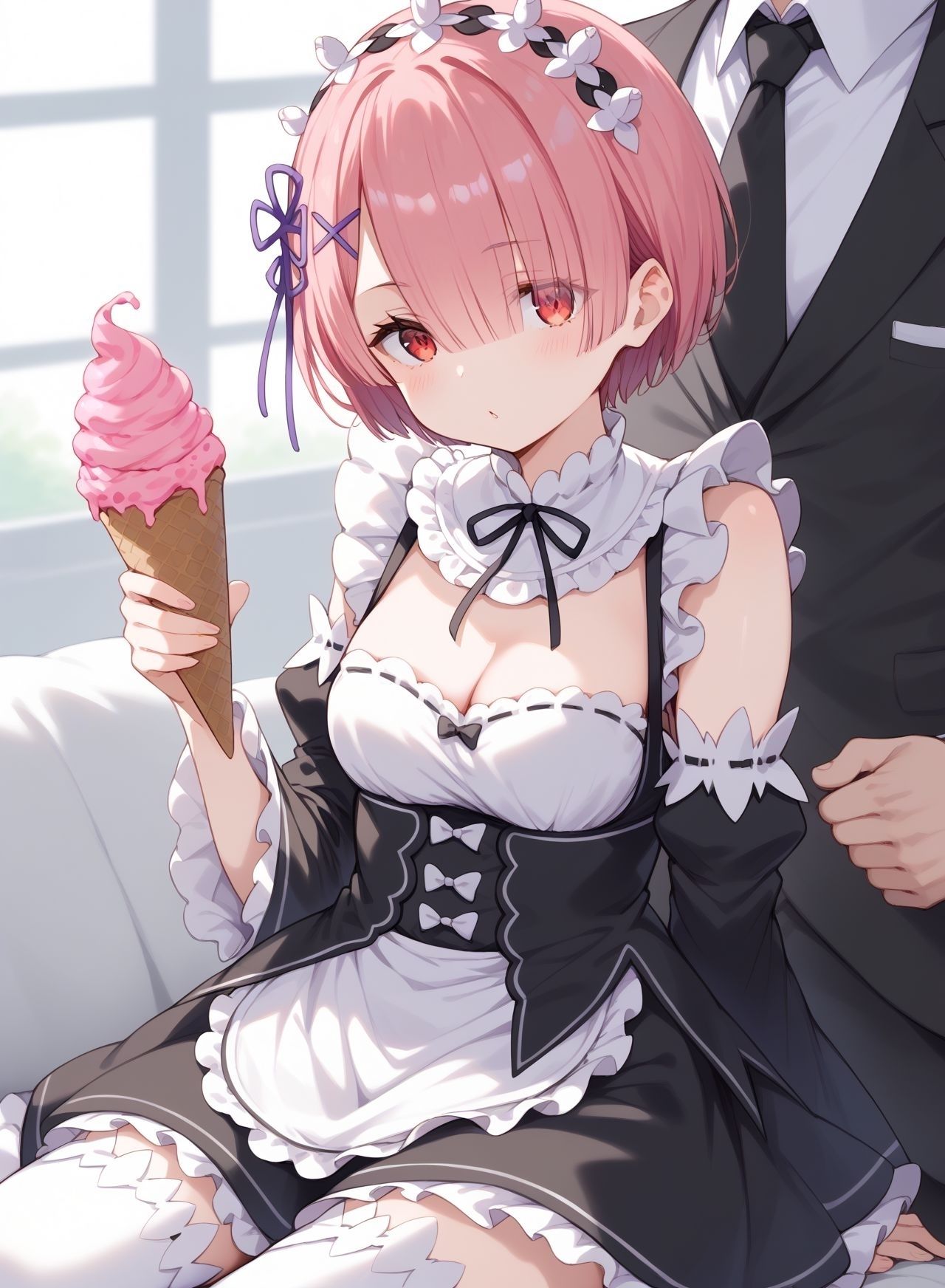 サンプル画像4:エロから始まる異世界生活(短い髪の森) [d_394183]