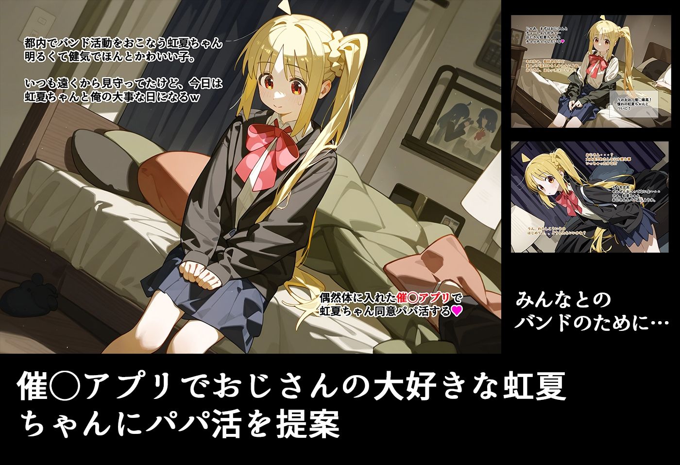 サンプル画像1:ひみつの・ぱぱかつ！伊地知姉妹編(AIPradise) [d_394254]