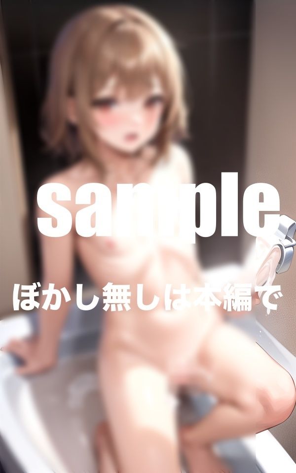 サンプル画像1:親に隠れてこっそり妹とお風呂(貧乳LABO) [d_394266]