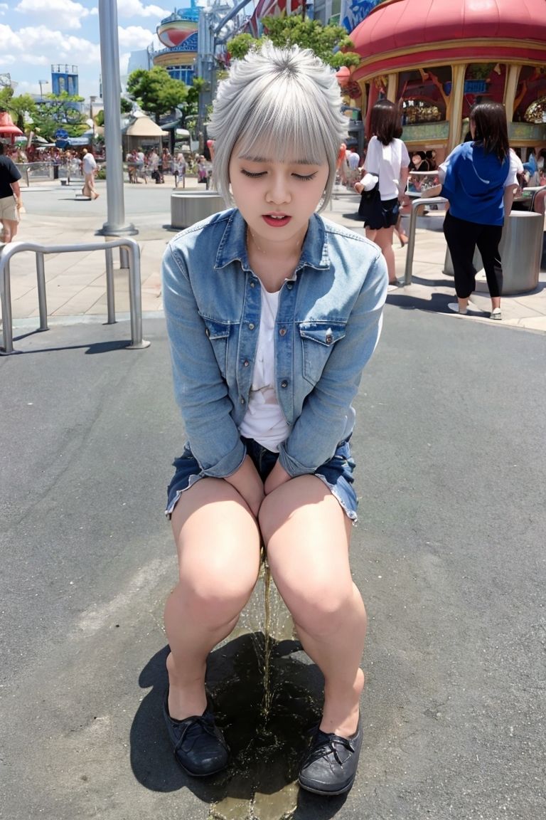 サンプル画像3:デート de おもらし 〜遊園地編〜(P-AI planning) [d_394286]