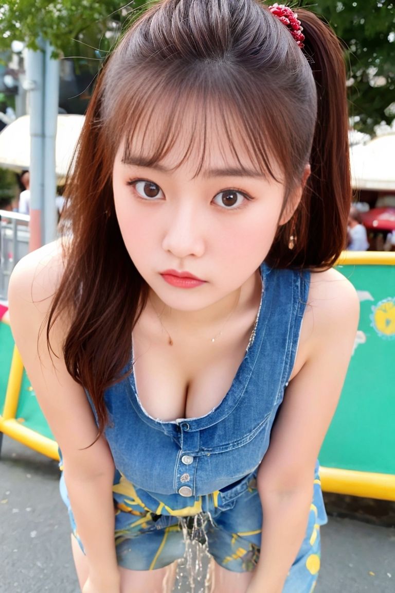 サンプル画像6:デート de おもらし 〜遊園地編〜(P-AI planning) [d_394286]