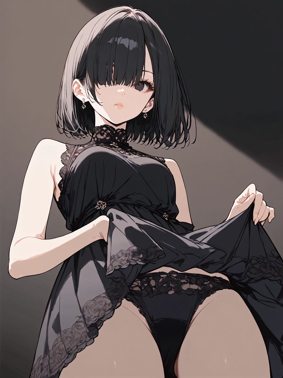 サンプル画像1:目隠れ・目つき悪・無感情！グッと来る癖のある娘を完全学習！さらに複数の絵柄であんな感じやそんな感じに！ソフトエロ＆エロ系だけでも200枚以上！(しっぷどっく) [d_394293]