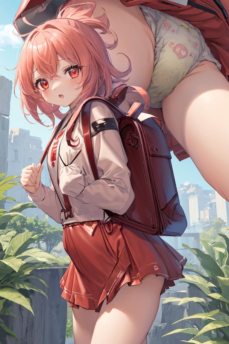 サンプル画像4:AIおむつイラスト5月分(金色狐) [d_394393]