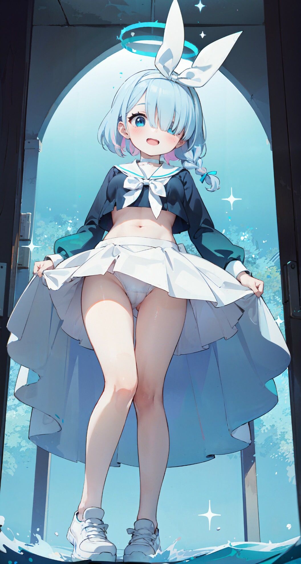 サンプル画像2:先生こんにちは。えへへー(ひつま節) [d_394421]