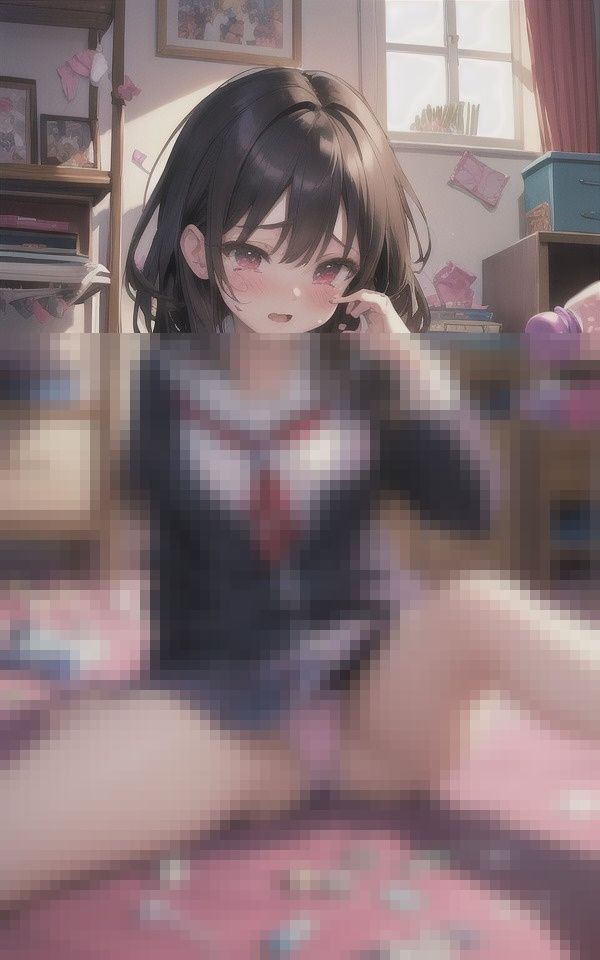 サンプル画像1:彼女の部屋にサプライズ訪問したらドン引きするほどの大量のオモチャで変態潮吹きオ●ニーしてたw(メガポテト) [d_394470]