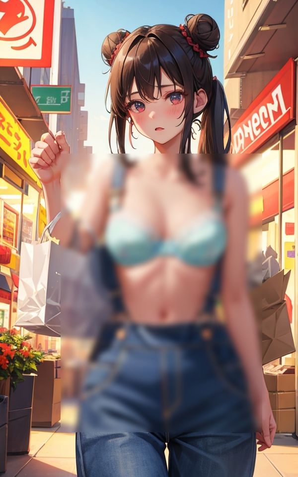 サンプル画像3:オーバーオールの下はブラだけで来ちゃった(ペロメロン) [d_394480]