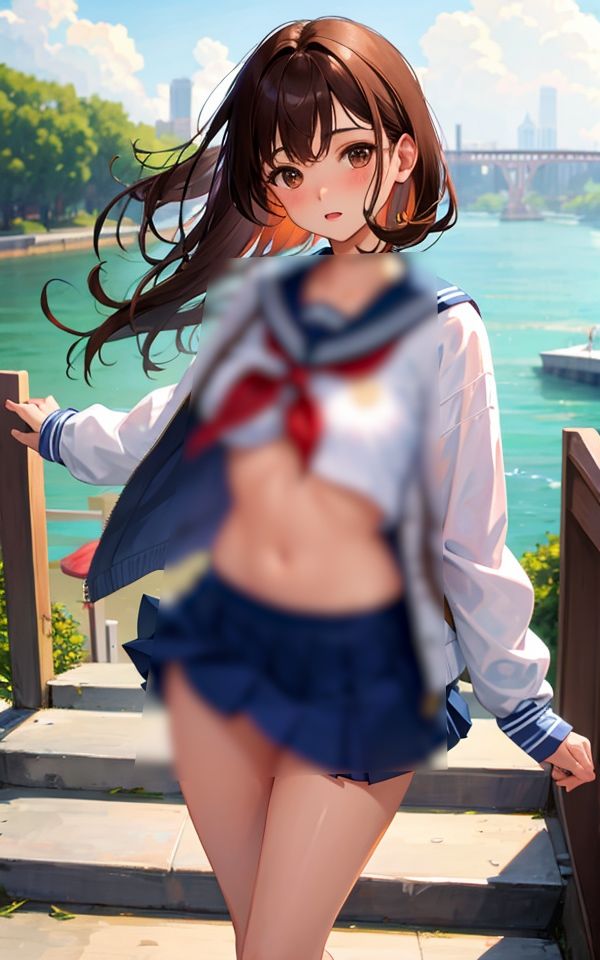 サンプル画像2:お嬢様の放課後 〜制服撮影会〜(ころんぼ) [d_394517]