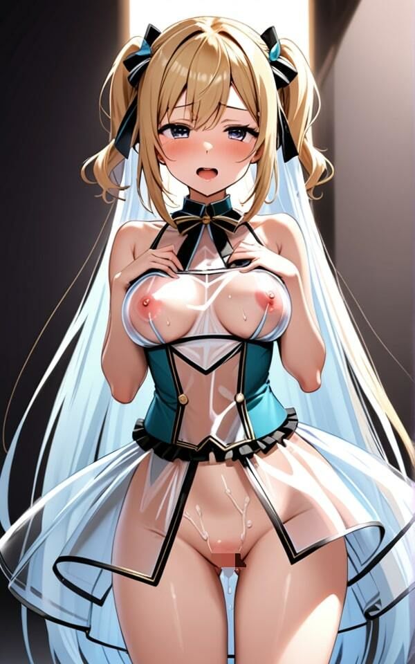 サンプル画像5:スケスケ衣装でぶっかけライブ！(ふわふわピンク) [d_394530]