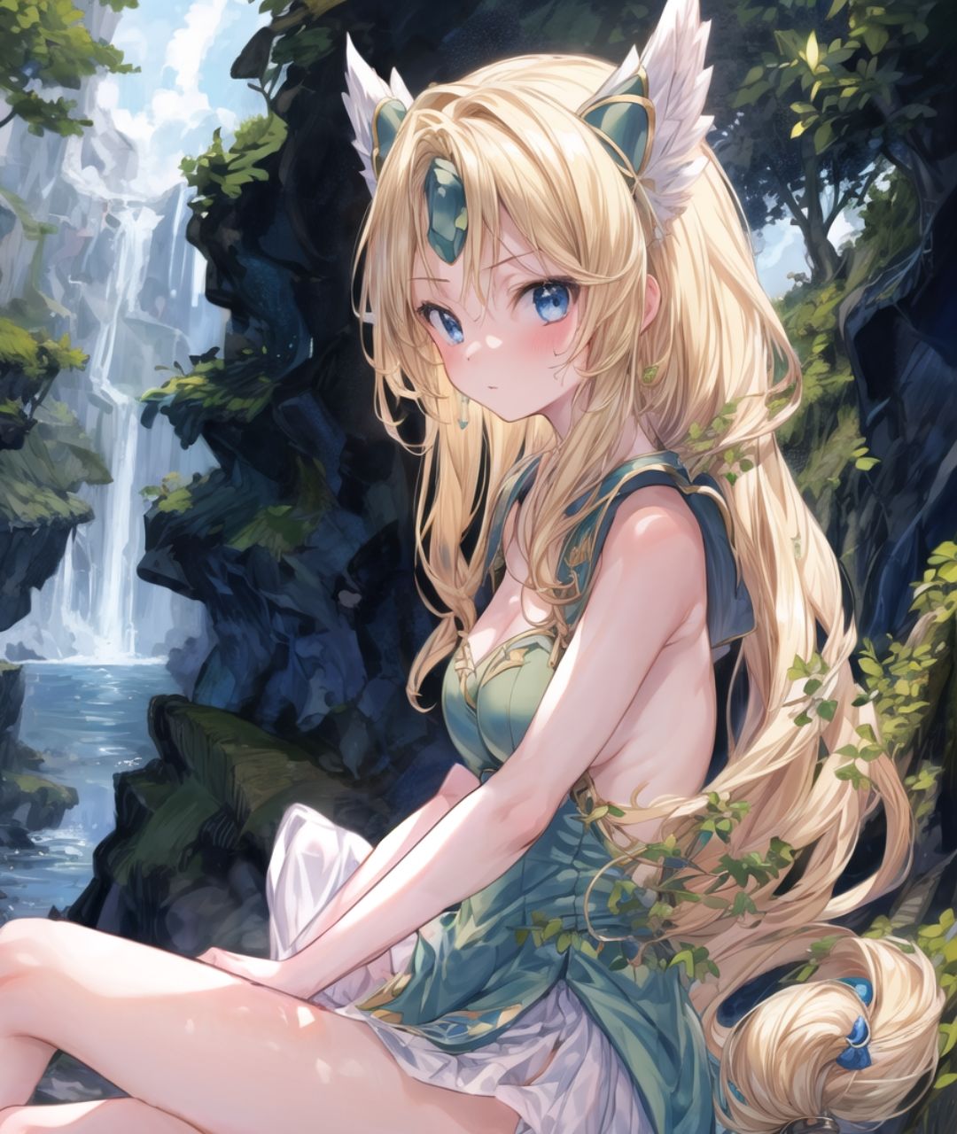 サンプル画像1:美少女たちのひととき・リ〇ス（聖剣3）(Aark) [d_394593]