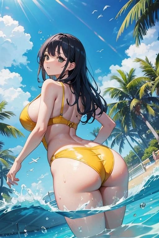 サンプル画像1:海水浴催●お姉さん写真集2 〜お尻中心CG集編〜(fundreamer) [d_394597]