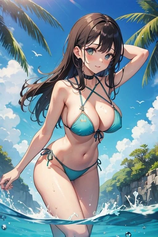 サンプル画像2:海水浴催●お姉さん写真集2 〜お尻中心CG集編〜(fundreamer) [d_394597]