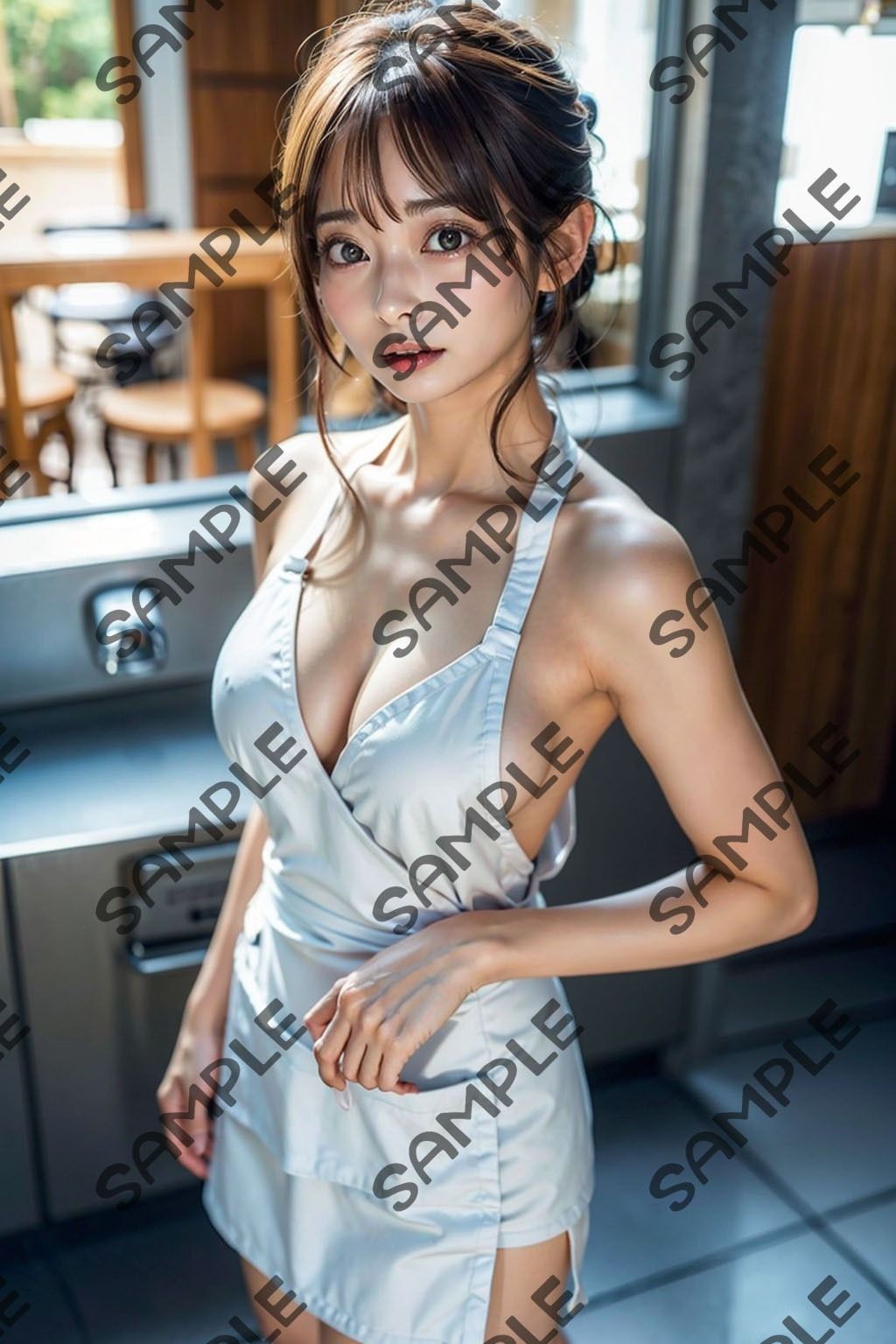 サンプル画像1:22才美女の裸エプロン(BOINBOIN) [d_394656]