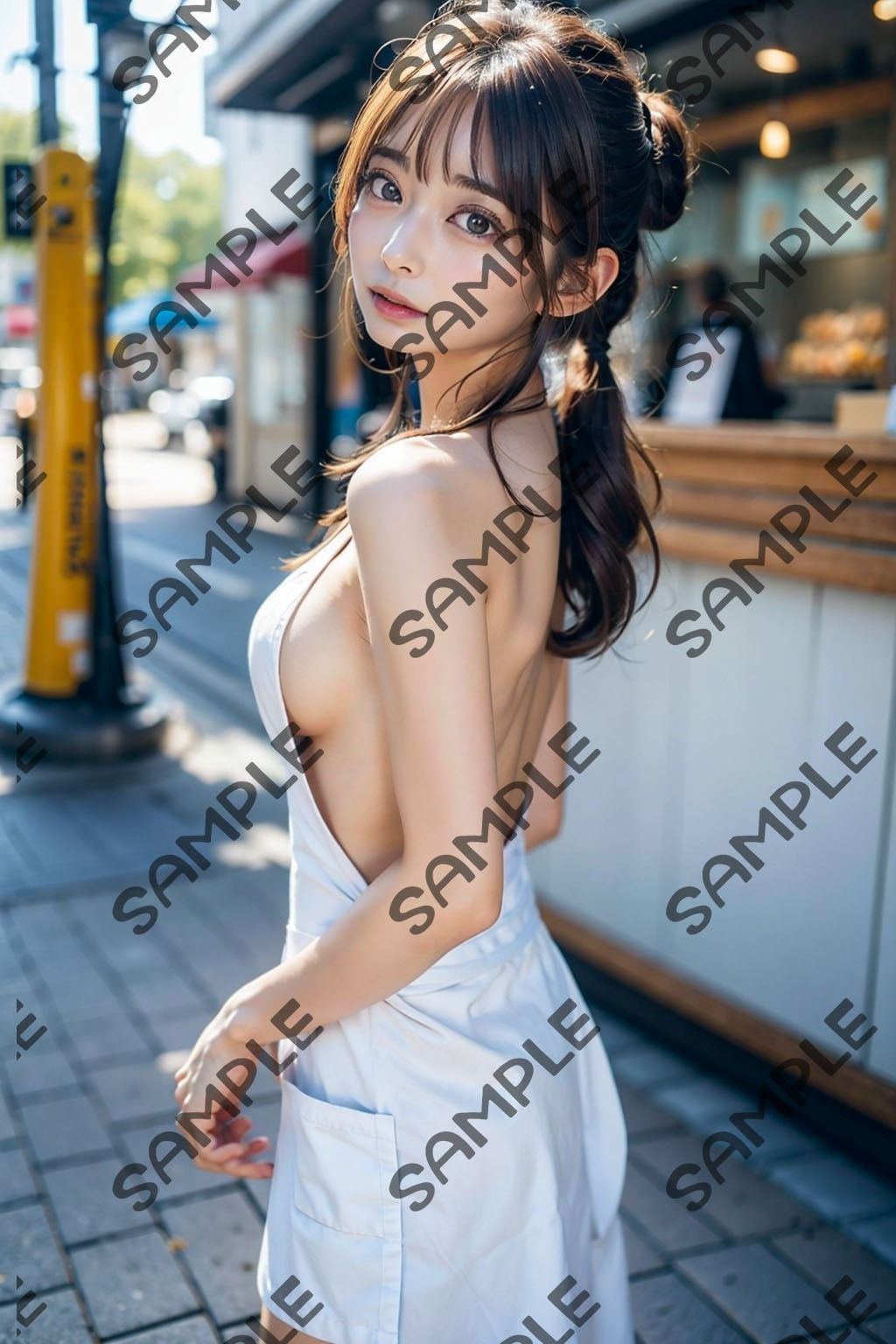 サンプル画像4:22才美女の裸エプロン(BOINBOIN) [d_394656]