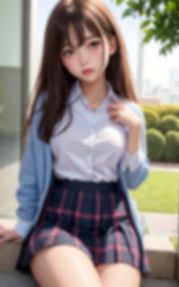 サンプル画像1:エロすぎる制服女学生がパパ活おじさんをメロメロ色仕掛け(AIみかん) [d_394691]