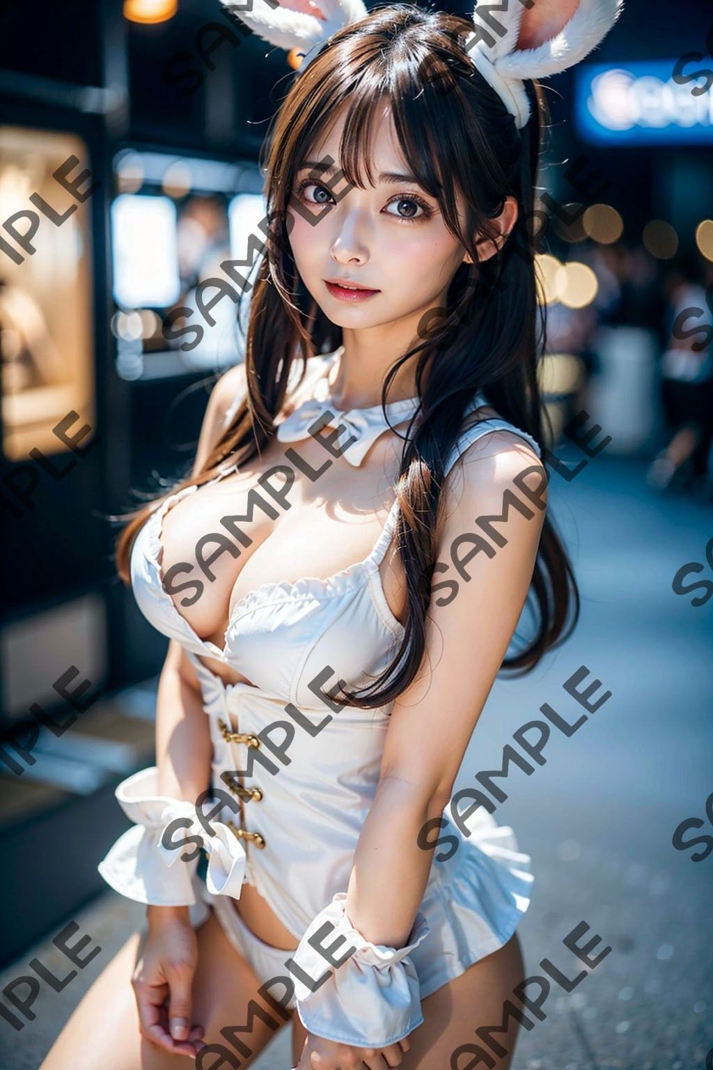 サンプル画像1:22才美女はじめてのバニーガールコスプレ(BOINBOIN) [d_394702]