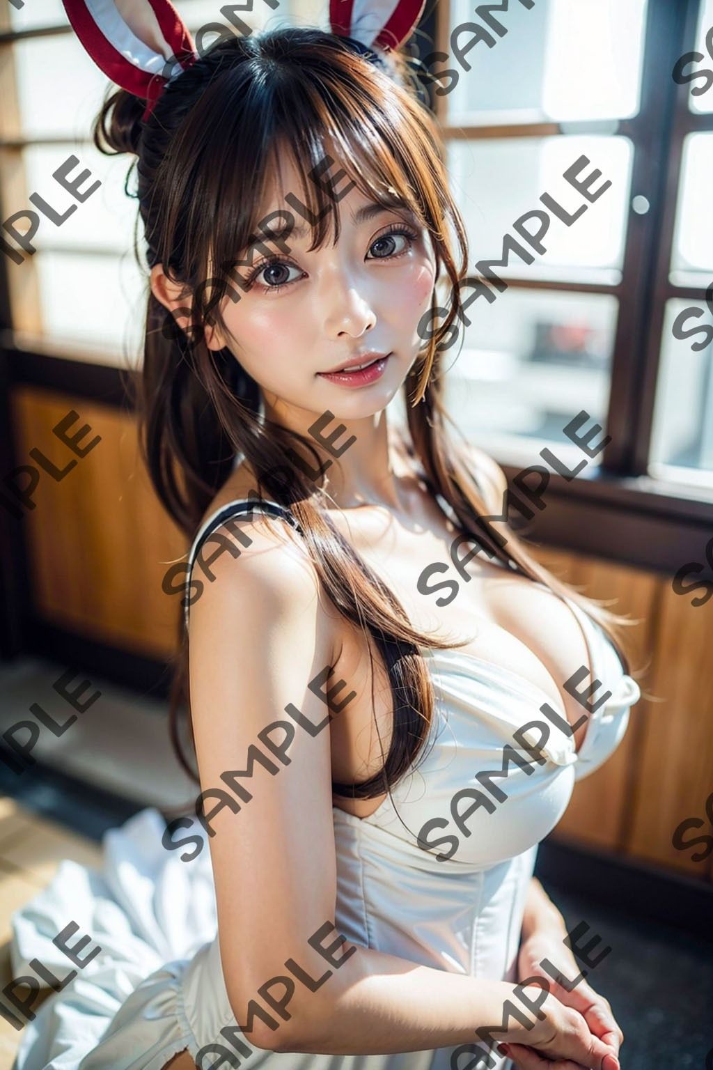 サンプル画像2:22才美女はじめてのバニーガールコスプレ(BOINBOIN) [d_394702]