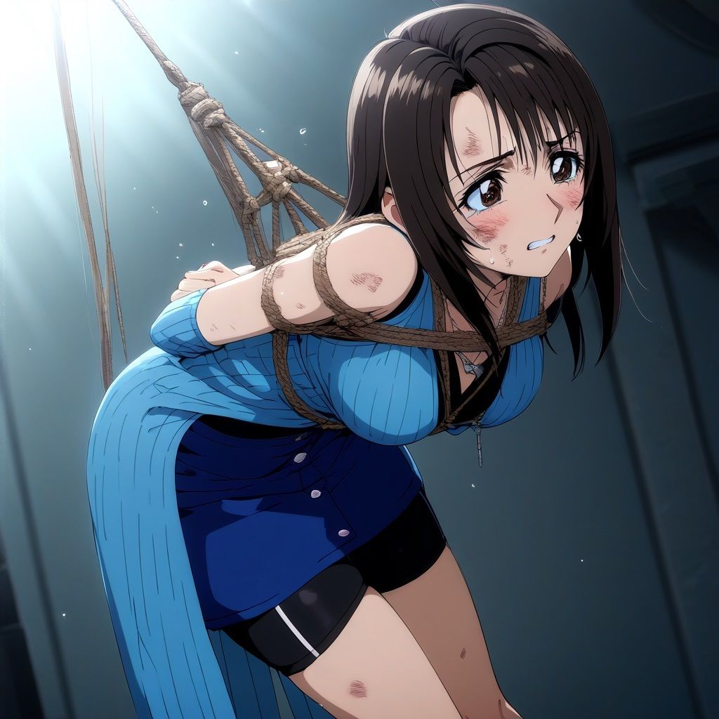 サンプル画像4:FFヒロイン リョナCG集(leather_heropin) [d_394719]