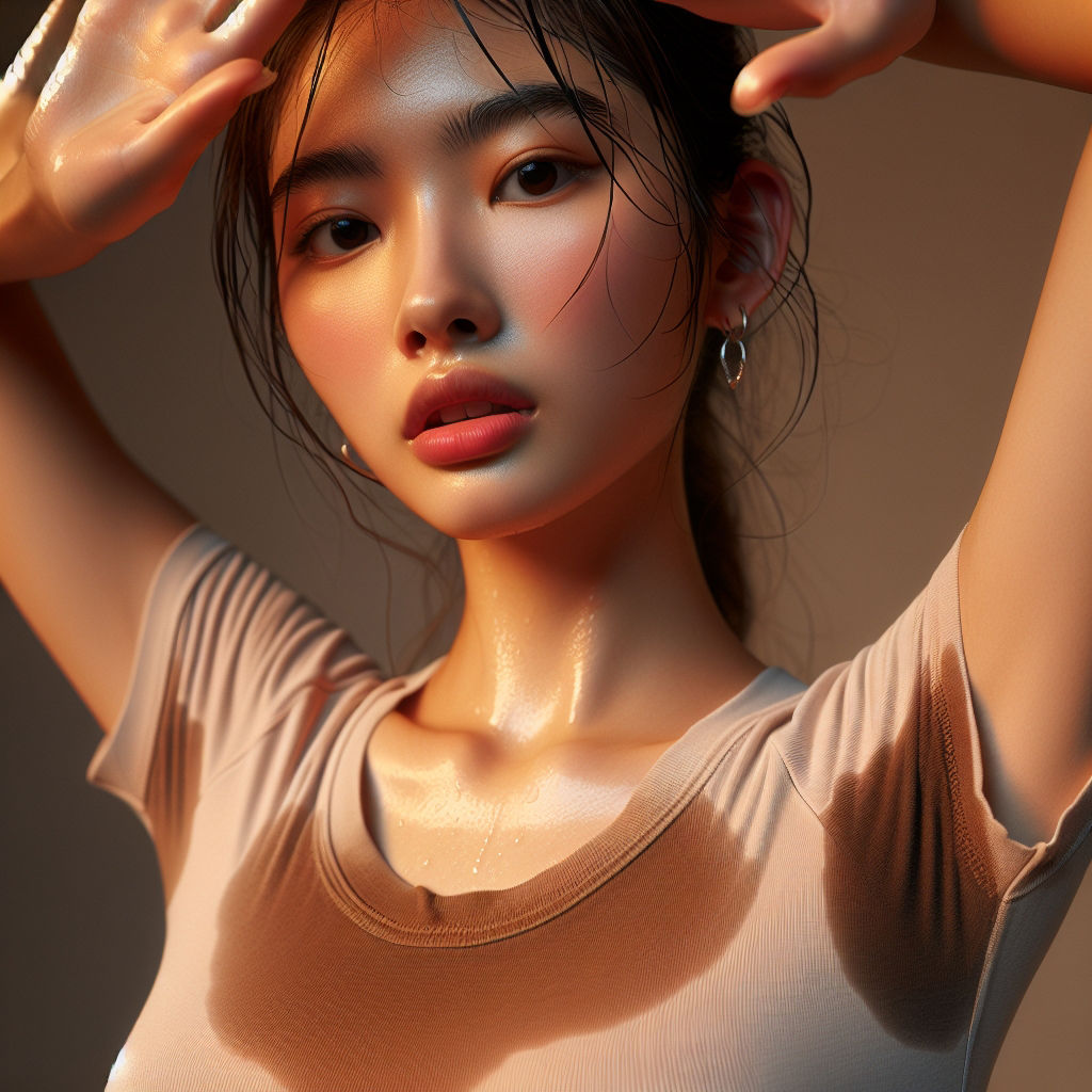 サンプル画像2:脇汗・汗染み・汗だくフェチ専用 ジムで汗を流す女性CG集 180枚(PinkRose) [d_394756]