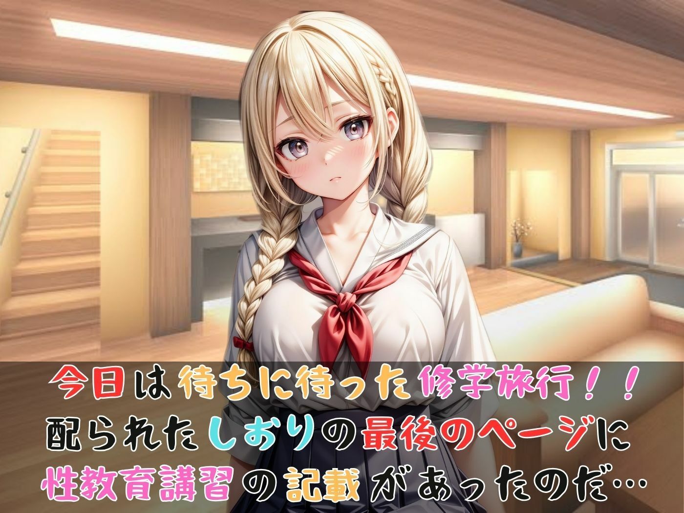 サンプル画像1:いけない修学旅行【セリフ付き】(桃尻倶楽部) [d_394765]