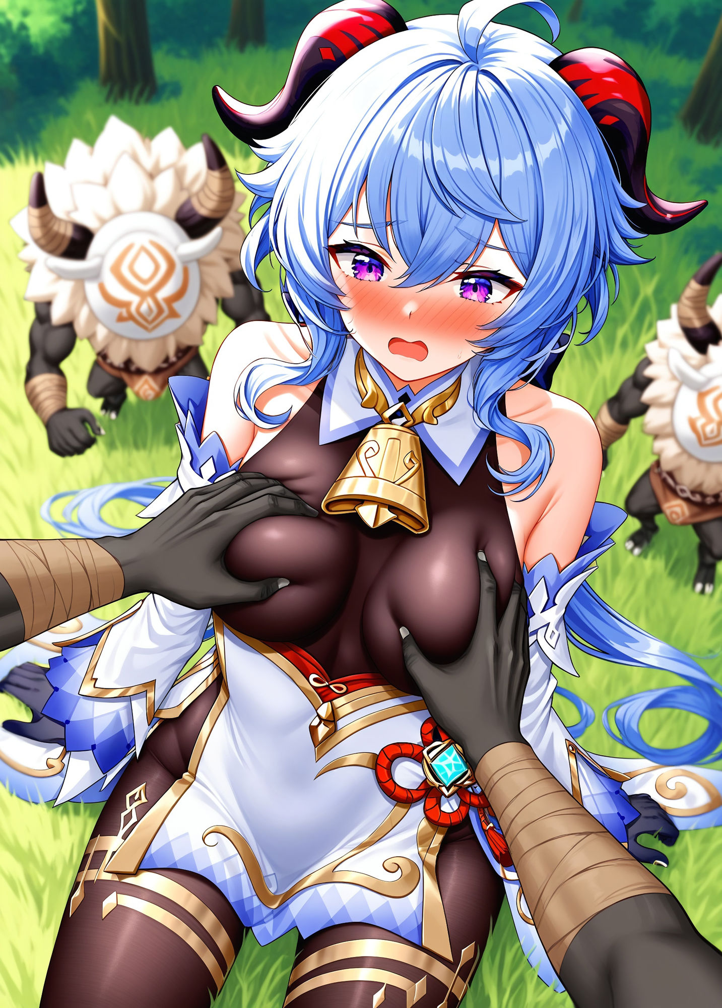 サンプル画像1:敗北したヒロイン達 vol.6(絵心あいのAI生成アトリエ) [d_394860]