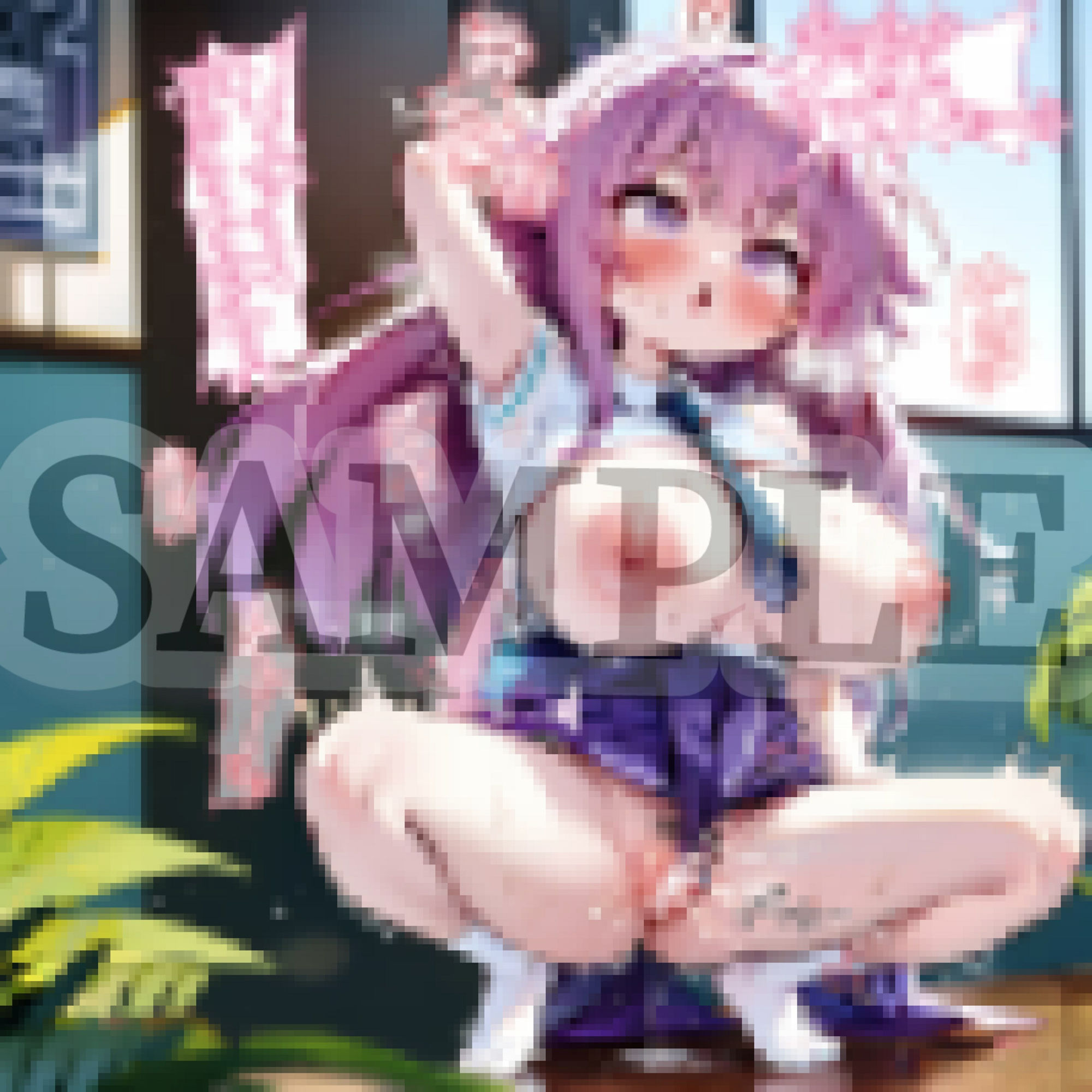 サンプル画像4:J○の超爆乳・貧乳 厳選イラスト集！(ぱらんぽりん) [d_394862]