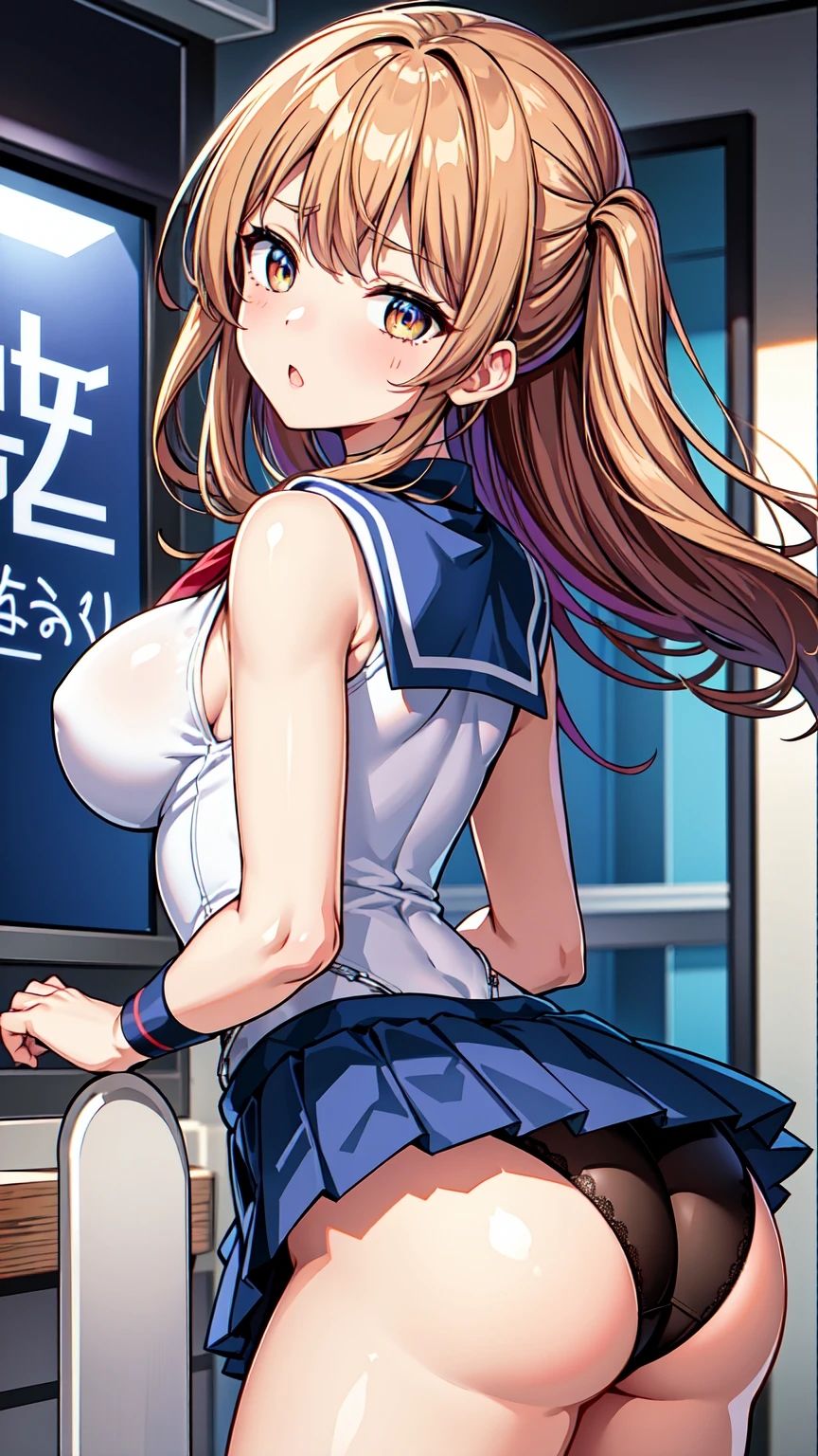 サンプル画像3:通学美女【理想イラスト美女図鑑】(もしもAIdol) [d_394868]