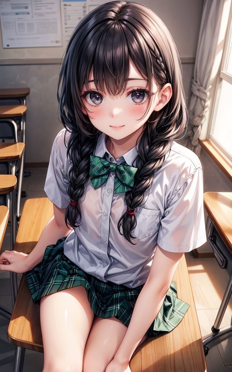 サンプル画像1:グラビア＆裏画像 JKアイドル 加藤りか(AIらぼんぬ) [d_394892]