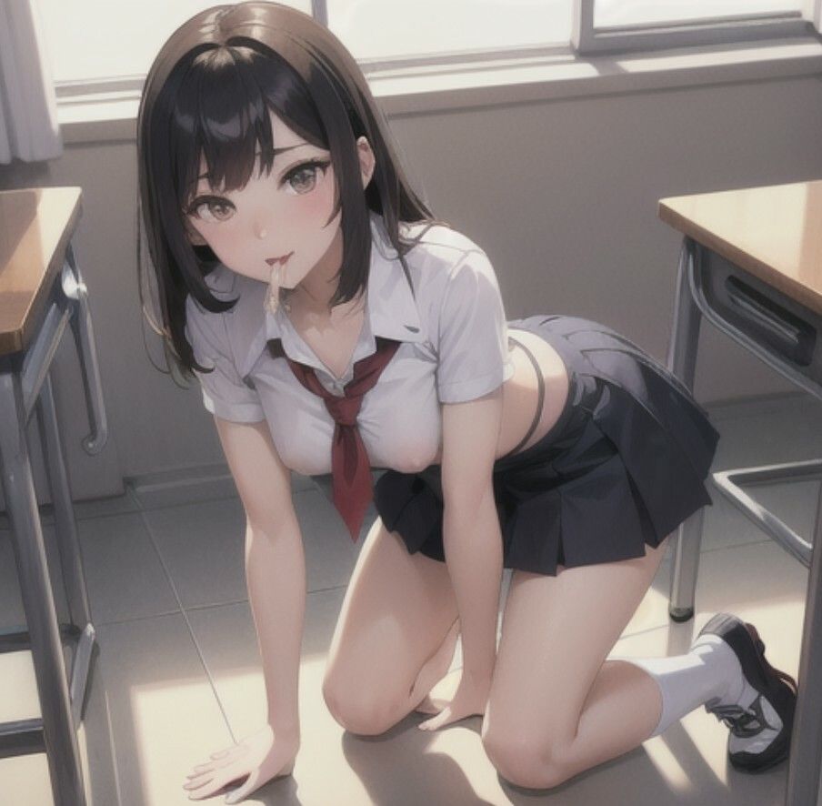 サンプル画像1:学校でしたくなったらいつでも言って 〜エリート校内無限性交〜(天然人) [d_394906]