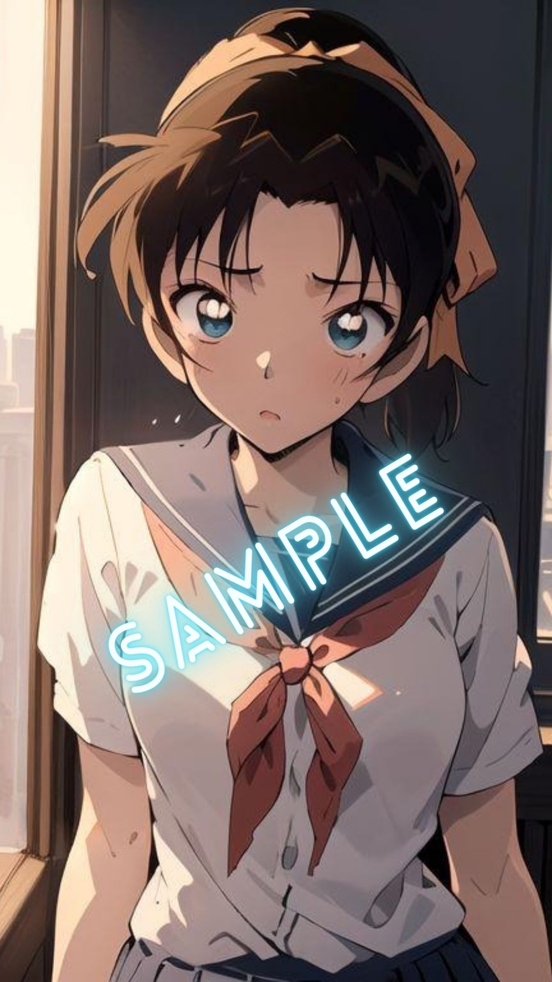 サンプル画像2:名探偵コ◯ン 遠山◯葉風 画像集(パンティー旅情) [d_394962]