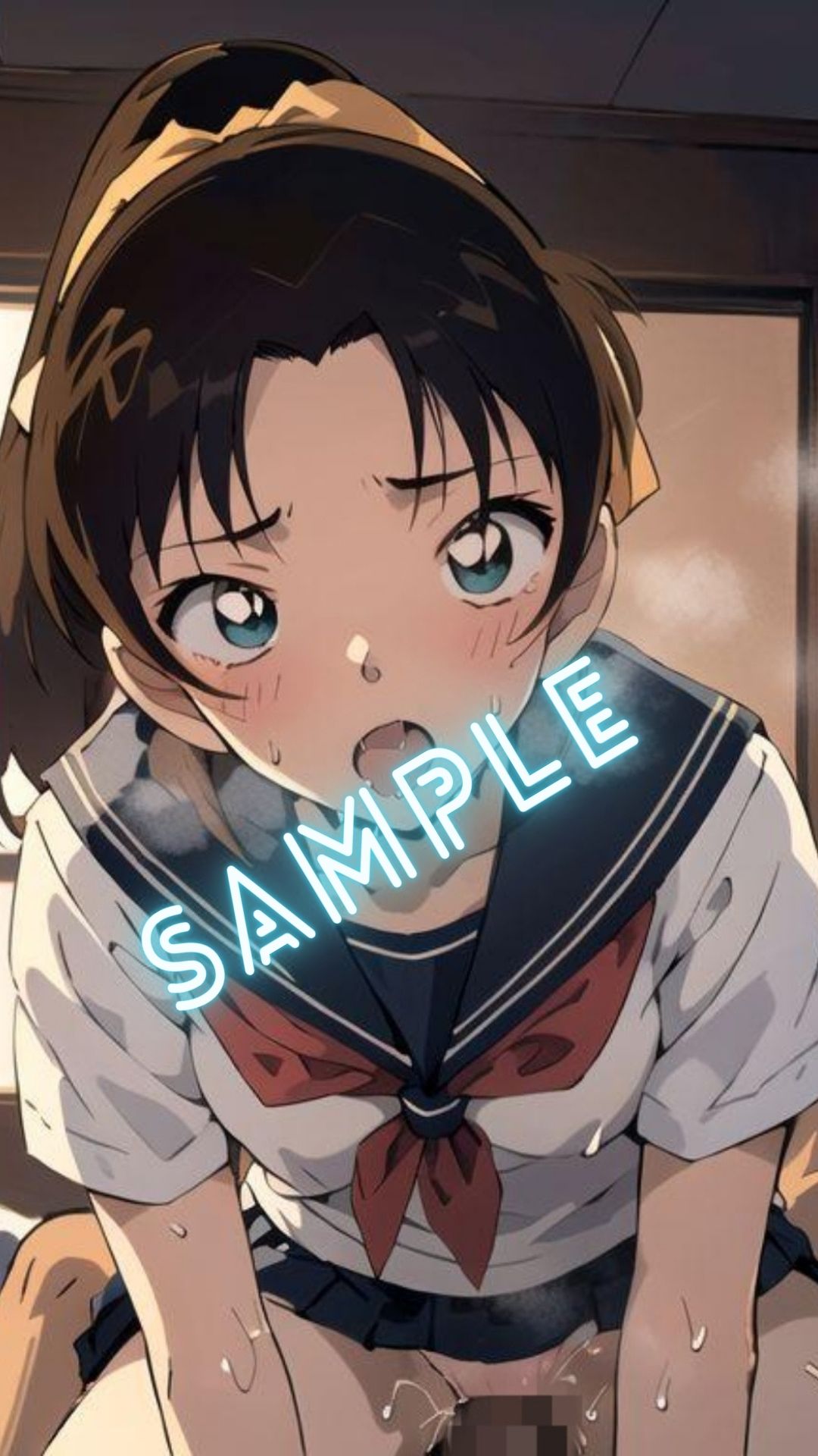 サンプル画像6:名探偵コ◯ン 遠山◯葉風 画像集(パンティー旅情) [d_394962]