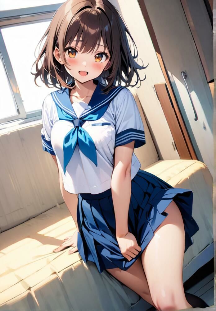 サンプル画像1:『ここで待ってたよ、早く来て！ 』放課後の秘密 彼女の笑顔(AIR) [d_394969]