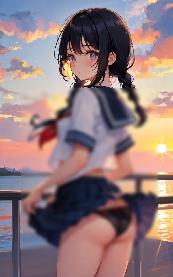 サンプル画像1:絶対パンツ見えてるでしょ(Chu-Cream) [d_394982]