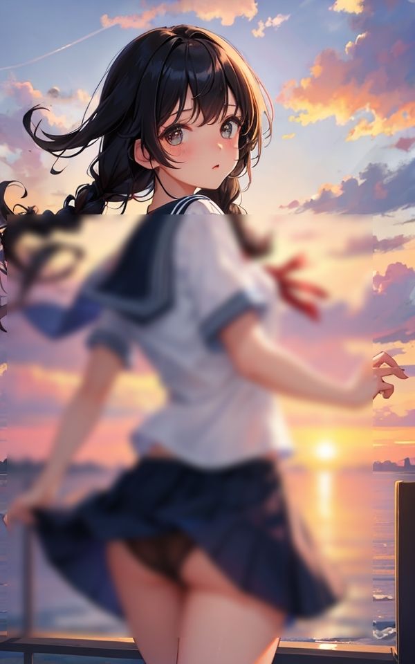 サンプル画像2:絶対パンツ見えてるでしょ(Chu-Cream) [d_394982]