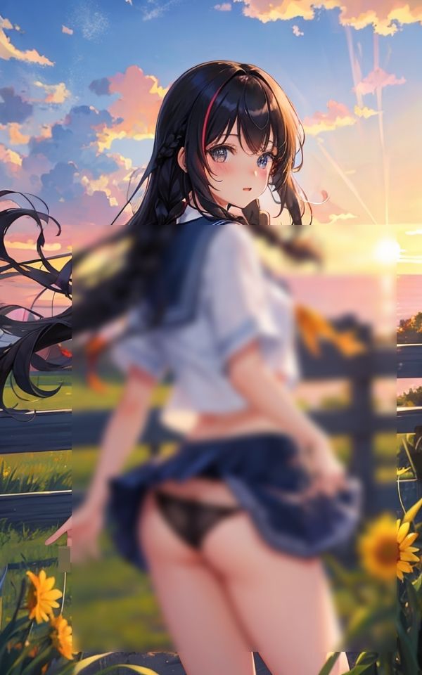 サンプル画像4:絶対パンツ見えてるでしょ(Chu-Cream) [d_394982]