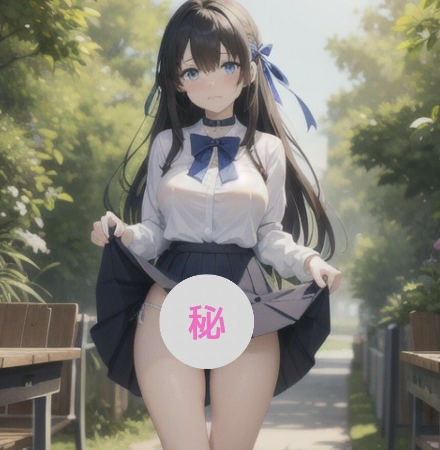 サンプル画像2:お金を払うのでパンチラ撮らせて くれませんか 〜JKのパンチラと白い太ももは ぼくらの活力源〜(へるまんこ・へっせ) [d_395019]