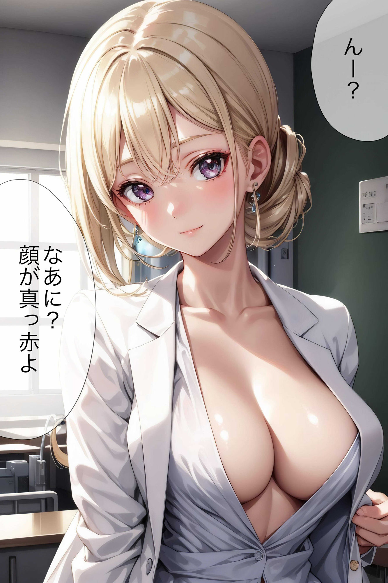 サンプル画像6:甘い罠の保健室 〜セクシーな先生との密会〜(蜜月ノ夜) [d_395060]