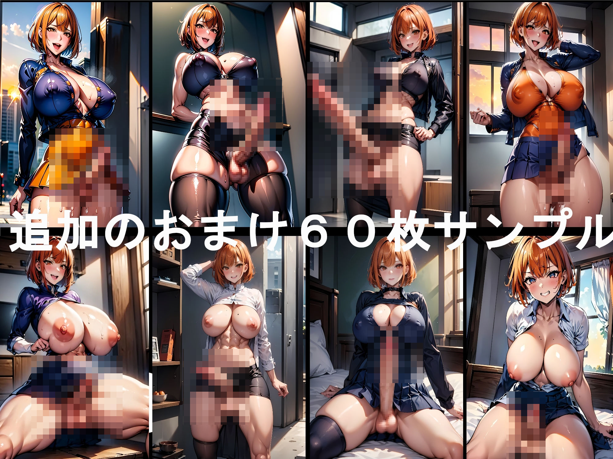 サンプル画像1:巨根ふたなり呪術コス＜釘〇 野〇薇編＞(TYPE276) [d_395083]