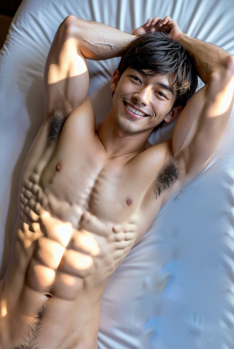 フィジーク男子の寝起きショットの画像1