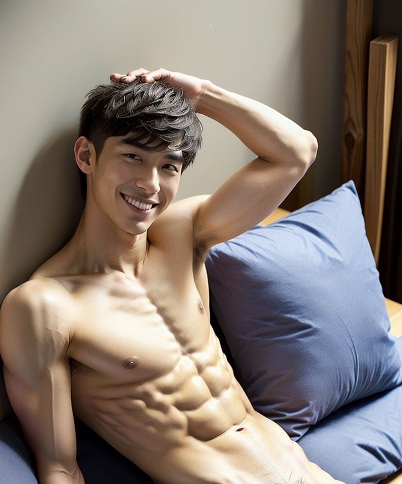 フィジーク男子の寝起きショットの画像4