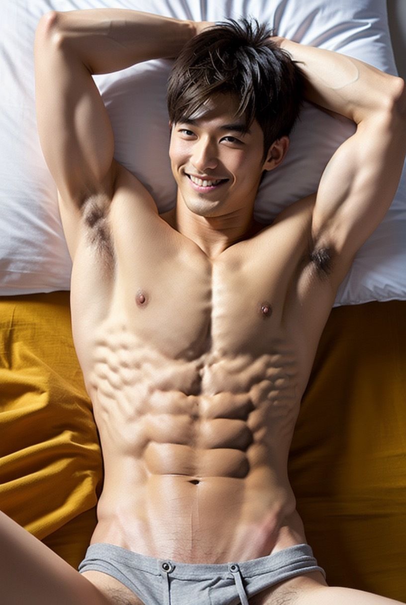 フィジーク男子の寝起きショットの画像8