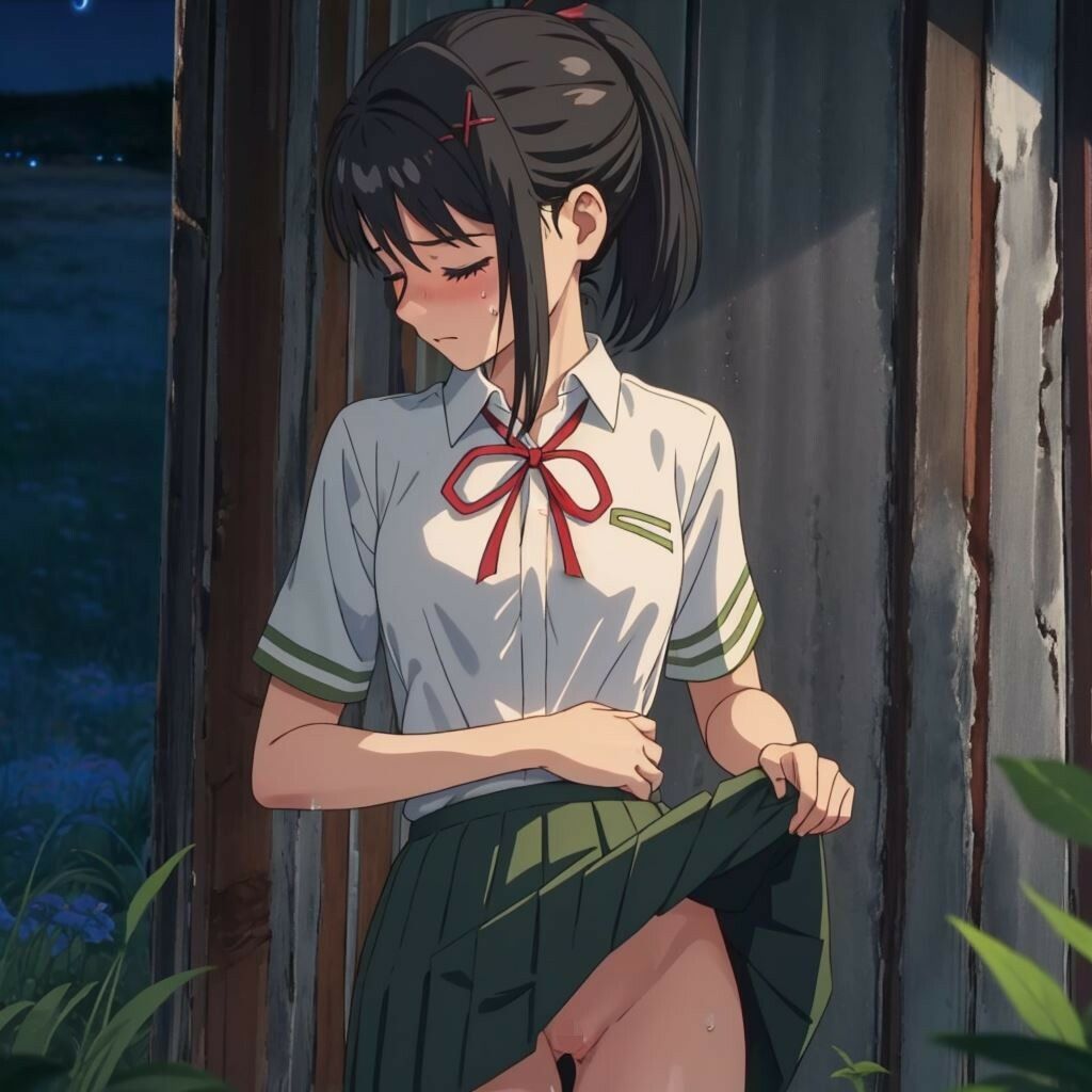 サンプル画像3:すずめの路銀稼ぎ 〜身体を使っておじさん相手にお金を稼ぐ現役JK〜(reapersthighs) [d_395115]