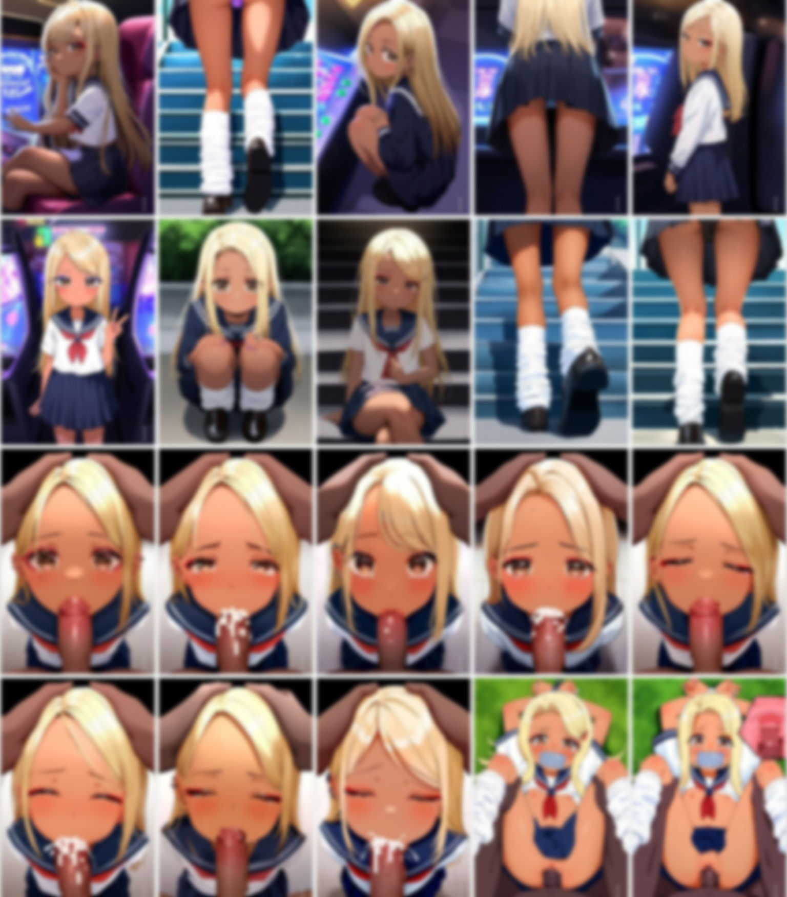 サンプル画像6:ガムテ拘束ギャル(なべゆき屋) [d_395156]