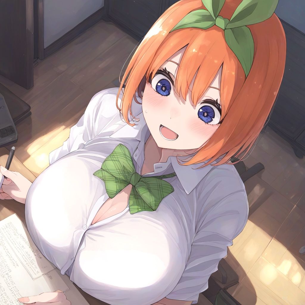 サンプル画像1:目隠しマッサージ 五等分の花嫁 中野四葉編(天草) [d_395178]