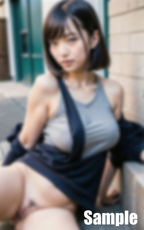 サンプル画像4:郊外から都内の学校に通う女学生(にゃんころりん) [d_395202]